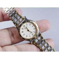 ราคา นาฬิกา Vintage มือสองญี่ปุ่น CITIZEN JUNCTION VEGA QUARTZ ผู้หญิง ทรงกลม กรอบทอง หน้าขาว หน้าปัด 26มม ตัวเรือนสแตนเลส (28984090052)