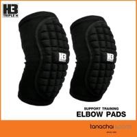 ราคา H3 สนับศอก ELBOW PADS ป้องกันข้อศอก ป้องกันการบาดเจ็บ กีฬาทุกประเภท ฟุตซอล ผู้รักษาประตู หรือ วอลเลย์บอล ขนาด Freesize (20747938412)