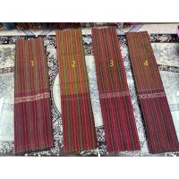 ราคา ผ้าขาวม้า ผ้าไหมบ้าน ไหมแท้ ขนาด 60x200ซม.ลายพื้นเมือง สีแดง รหัส R4B-ST12286560 (24621697461)
