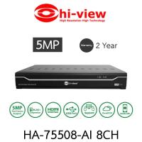 ราคา Hi-view เครื่องบันทึกภาพกล้องวงจรปิด DVR 8CH 5MP รุ่น HA-75508-AI (29568044731)