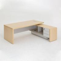 ราคา modernform โต๊ะทำงานผู้บริหาร รุ่น EXS พร้อมตู้ข้างขวา LIGHT GREY/ASH NATURAL (15725909795)