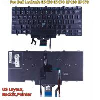 ราคา แป้นพิมพ์โน้ตบุ๊คแล็ปท็อป US ใหม่สําหรับ Dell Latitude E5450 E5470 E7450 E7470 พร้อม Backlit Pointer (40514350290)