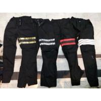 ราคา กางเกงขาจั๊มสีดำแถบสี กางเกงjogger freesize เอวยางเชือกผูก (2051709817)