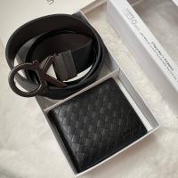 ราคา เซ็ตของขวัญ เข็มขัด กระเป๋าเงิน สุดคุ้ม "Calvin Klein" Leather Belt Wallet กล่องแบรนด์+ถุงกระดาษแบรนด์ (27484769651)