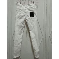 ราคา กางเกงยีนส์ขาเดฟสีขาวเอวสูงINGNI (24369515628)