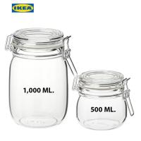 ราคา IKEA ขวดโหลมีฝาปิด มี 2 ขนาด (5775492350)