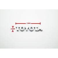 ราคา ป้ายโลโก้ TOYOTA สำหรับติดท้ายรถ TOYOTA FORTUNER ปี2005ขนาด 7.5x1.5cm ติดตั้งด้วยเทปกาวสงหน้าด้านหลัง (2466591415)