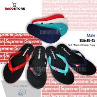 ราคา Slipper Flipper Supreme Male Slipper fipper Lelaki Size.40-44 (26862455549)