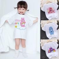 ราคา cute เสื้อยืดเด็ก Care Bears Pattern Girls เสื้อยืดเด็ก Cartoon Short Sleeve เสื้อยืดเด็ก Baby Girls Tees Care Bears (29114913325)