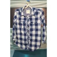 ราคา เสื้อเชิ้ต Abercrombie & Fitch ไซส์ M ผู้ชาย ของแท้จากอเมริกา สี น้ำเงิน ขาว แดง มือสอง ลาย สก๊อต แบรนด์แท้ วินเทจ (24663043250)