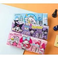 ราคา กล่องดินสอ SANRIO - มีทั้งหมด 3 ลาย - เปิดได้หน้าหลัง - มีช่องใส่ดินสอ ปากกา ยางลบ และกบเหลาดินสอ - ขนาด 24×9×3 cm (28580379290)