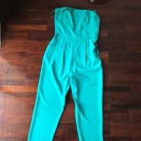 ราคา จั๊มสูท กางเกงขายาว สีเขียวมิ้น อก32 เอว28 สะโพก36 (1480308503)
