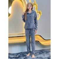 ราคา ชุดนอนผ้านาโน ชุดอุ่นนาโน ขนนิ่ม สีพื้น ชุดเซ็ท2ชิ้น กันหนาวผ้านุ่มใส่สบายชุดนอนผ้านาโน ถูกที่สุด TZ9705 (26060249127)