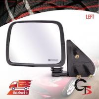 ราคา กระจกติดข้างรถ กระจกมองข้าง ข้างซ้าย สีดำ สำหรับ Nissan Big-M ปี 1987-1999 (6267471970)