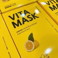 ราคา แผ่นมาร์คหน้า (SEEKNIQUE ของเกาหลี) สูตรขาวใส VITA Mask ของแท้ 100% (22966068799)