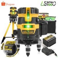 ราคา DELTON เครื่องวัดระดับเลเซอร์ 5 เส้น 360 องศา แสงสีเขียว รุ่น DTL-360G 5 Lines Green Laser Level แบตเตอรี่ใหญ่ 2 เท่า (4743454158)