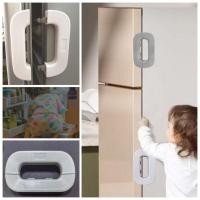 ราคา ล็อคตู้เย็น แก้ยางเสื่อม ปิดไม่สนิท ล็อคประตู ล็อคตู้ กันเด็กเปิด ไม่ต้องเจาะ เทปกาว 3M ในตัว รุ่นอัพเกรดปลดล็อคง่าย (27332270283)