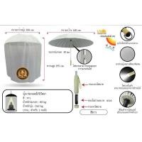ราคา กลดแม่ชี กลดแม่ขาว กลดปฏิบัติธรรม TM211- WT ครบชุด (5215589088)