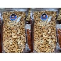 ราคา เม็ดมะม่วงหิมพานต์อบเกลือ เซต2ถุง เกรดซีก A ขนาด1000กรัม (7537365231)