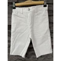 ราคา กางเกงยีนสามส่วนสีขาวของเด็กเอวยางยืด (8565499605)