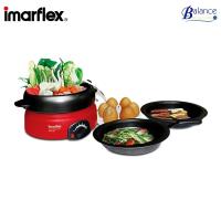 ราคา Imarflex หม้อสุกี้อเนกประสงค์ รุ่น EP-740 ความจุ 1 ลิตร ต้ม ผัด ปิ้ง ย่าง ทอด ได้ (3831990850)