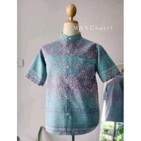 ราคา เสื้อผ้าไทยฝ้ายมัดหมี่ ทอลายขอพระเทพ สไลด์สี (9478261964)