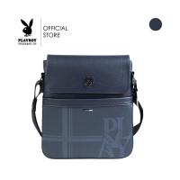 ราคา PLAYBOY รุ่น Night play กระเป๋าสะพายข้างผู้ชาย รหัส ST-B253PBM319-BL ดีไซน์ทรงเเมสเซนเจอร์ สกรีนโลโก้ สี Navy Blue (40604990861)