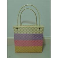 ราคา กระเป๋าพลาสติกสาน จากเส้นพลาสติก (26870185786)