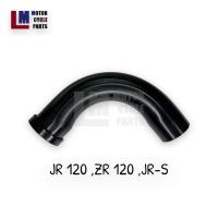 ราคา คอท่อ YAMAHA JR 120 , JR S , ZR 120 ท่อหน้า สีดำ อะไหล่มอเตอร์ไซค์ (14097797306)