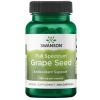 ราคา Swanson Grape Seed 380mg แคปซูล 100 แคปซูล 1 ขวด (41713756166)