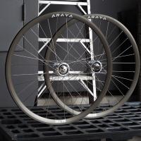 ราคา ล้อชุด 700c Araya SA-730 Aero ดุม Suzue High Flange สี Hard anodized (23105700539)