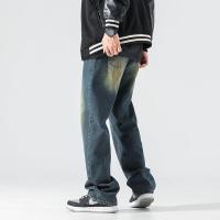 ราคา M.T.M กางเกงยีนส์ผู้ชาย กางเกงยีนส์ขากว้าง ผ้ายีนส์ฟอก สไตล์ลำลอง หลวม สไตล์ตรงแบบอเมริกัน วินเทจ สีวินเทจ (26813779993)