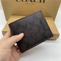 ราคา กระเป๋าสตางค์ COACH F74736 หนังแท้ 100% ใบสั้น พับได้ ใส่บัตรได้ สําหรับผู้ชาย (29209403766)