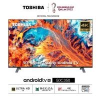 ราคา ใส่โค้ด[7KSVA8RU]รับcoins15%Toshiba Android TV 50 นิ้ว 4K UHD HDR10 รุ่น 50C350KP (21719812182)