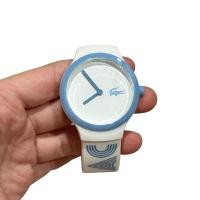 ราคา ส่งต่อนาฬิกา lacoste ขาวฟ้า สายยาง (25395006088)