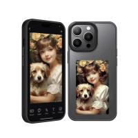 ราคา เคสโทรศัพท์อัจฉริยะหน้าจอหมึก เข้ากันได้กับ iPhone 15-14-13, ภาพ DIY การส่งสัญญาณ NFC, จอแสดงผลยาวนานสีดํา (28719186453)