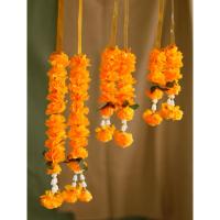 ราคา พวงมาลัยดาวเรือง (โบว์ ทอง) พวงมาลัย 2 ชาย (26464219706)