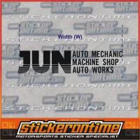ราคา สติ๊กเกอร์ติดรถ JUN evo rx7 rx8 civic ek eg crz mazda rd toyota mitsubishi lancer (21580148465)