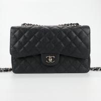ราคา Brandname : Chanel classic jumbo black caviar Holo 14 (11114696219)