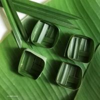 ราคา [100ใบ] กระทง ใบเตย สั่งทำตามขนาดได้ ใช้ ไม้กลัด หรือ แม็ก ใส่ ขนมไทย ตะโก้ ฝอยทอง ทองหยิบ ทองหยอด ทองเอก น้ำตาล (24126132621)