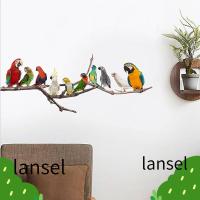 ราคา Lansel สติกเกอร์ติดผนัง, ห้องเนอสเซอรี่ ใช้ซ้ําได้ รูปลอกผนัง, นก มีกาวในตัว ผนังศิลปะ ห้องนอน (21581625901)