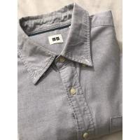 ราคา เสื้อเชิ้ตUnigloสีเทา (24077191681)