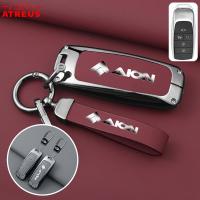 ราคา เคสกุญแจเหมาะสำหรับ Aion Y Plus พวงกุญแจ เคสป้องกันรอยกุญแจ หนังโลหะผสมสังกะสีฝาครอบ Full Wrap ฝาครอบกุญแจ (27882530482)