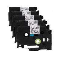 ราคา 5pcs 12mm Tze131 Black on clear replace brother Label Tape (8239887081)