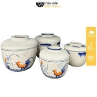 ราคา ชามไก่พอร์ซเลนสําหรับข้าวหม้อรังนกพร้อมการแพร่กระจายสีเขียวสําหรับไขมันตกแต่งห้องครัวโบราณ (42305493601)