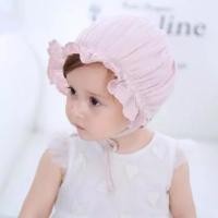 ราคา หมวกเด็กผู้หญิง เกาหลีหมวกผูกคาง (860163725)