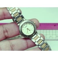 ราคา นาฬิกา Vintage มือสองญี่ปุ่น Renoma ระบบ QUARTZ ผู้หญิง ทรงกลม กรอบเงิน หน้าขาว หน้าปัด 25มม Integrated Bracelet (29634079306)