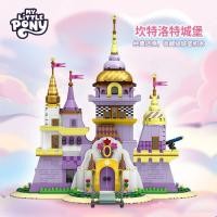 ราคา [peng] My Little Pony Castle Building Blocks ของเล่นเด็ก Canterlot Castle ประกอบแฟนตาซี Light Girl Gift (43615344427)