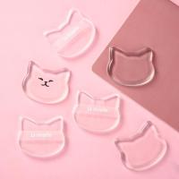 ราคา ใหม่ พัฟฟองน้ําซิลิโคนใส สําหรับแต่งหน้า เกลี่ยรองพื้น บีบีครีม (18217020594)