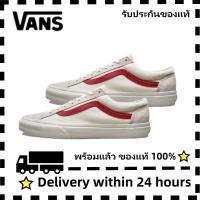 ราคา ♞,♘ ของแท้ 100% Vans Style 36 Marshmallow Sneakers white/White Red รองเท้าผ้าใบ Unisex 2025 (41861988511)